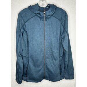 Kuhl Jacket Mens Extra Large Blue Full Zip Hoodie Performance Outdoor Hiking